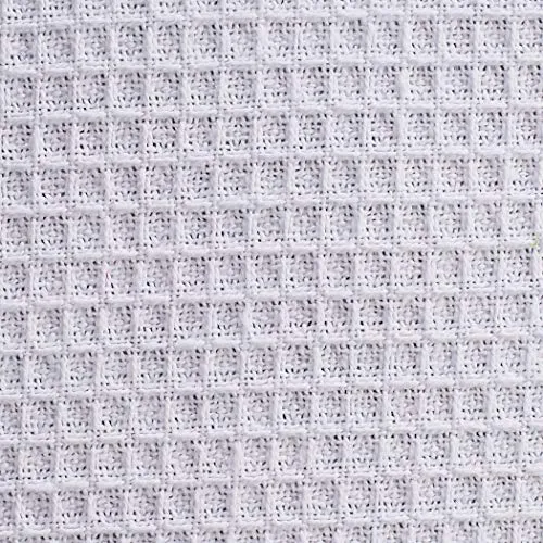 100% Soft Premium Cotton Thermal Blanket in Waffle Weave- Twin 60x90 White - Snuggle in These Super Soft,Breathable Cozy Cotton Blankets - Perfect for Layering Any Bed - Provides Comfort