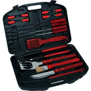 18 Piece Deluxe BBQ Tool Set