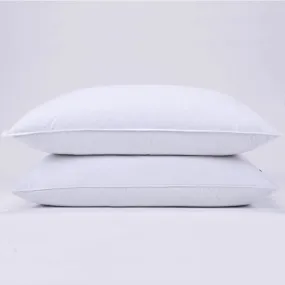 2 Premium Hotel 1150g Pillows 74CM x 48CM Pillows Breathable Cotton