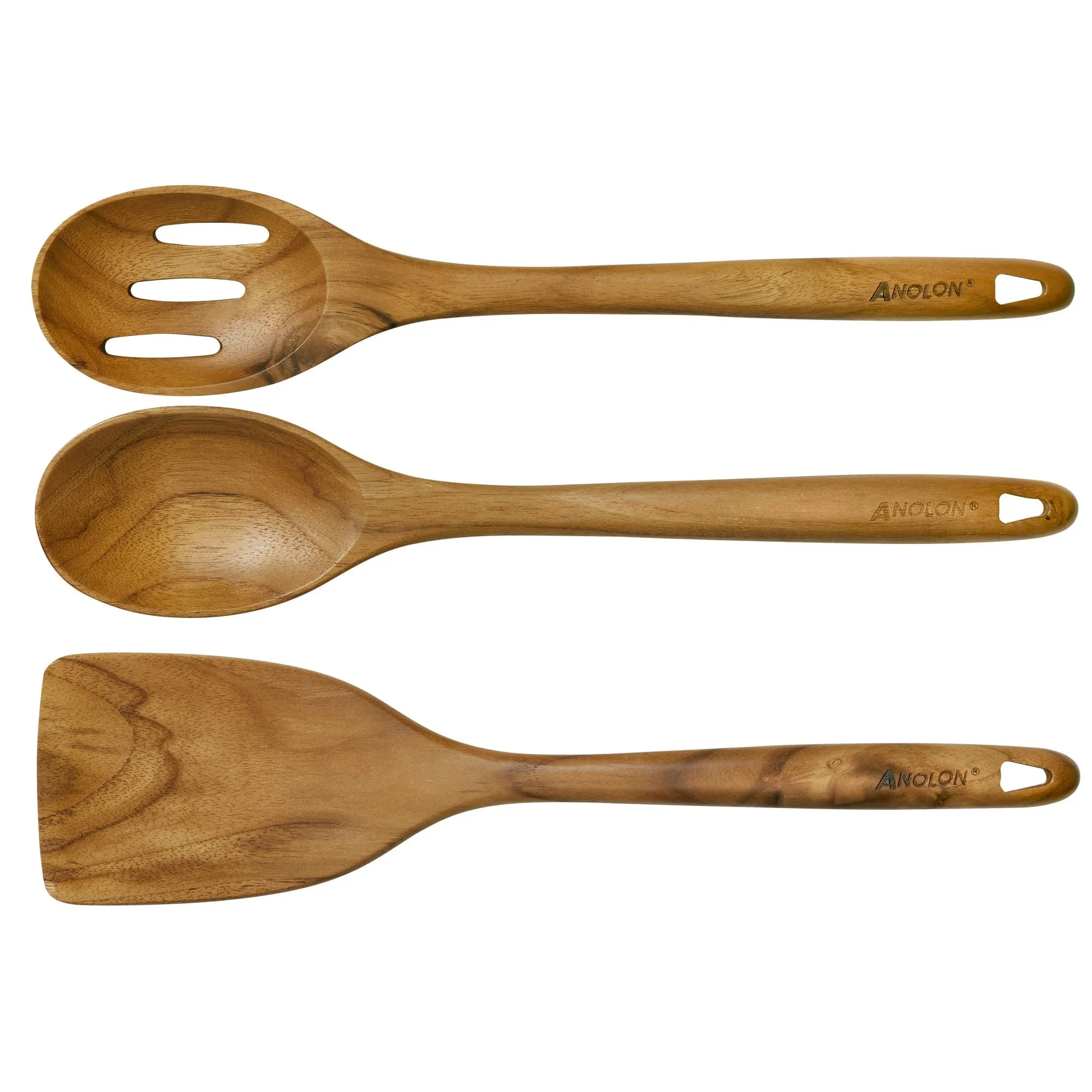 3-Piece Teak Tool Set