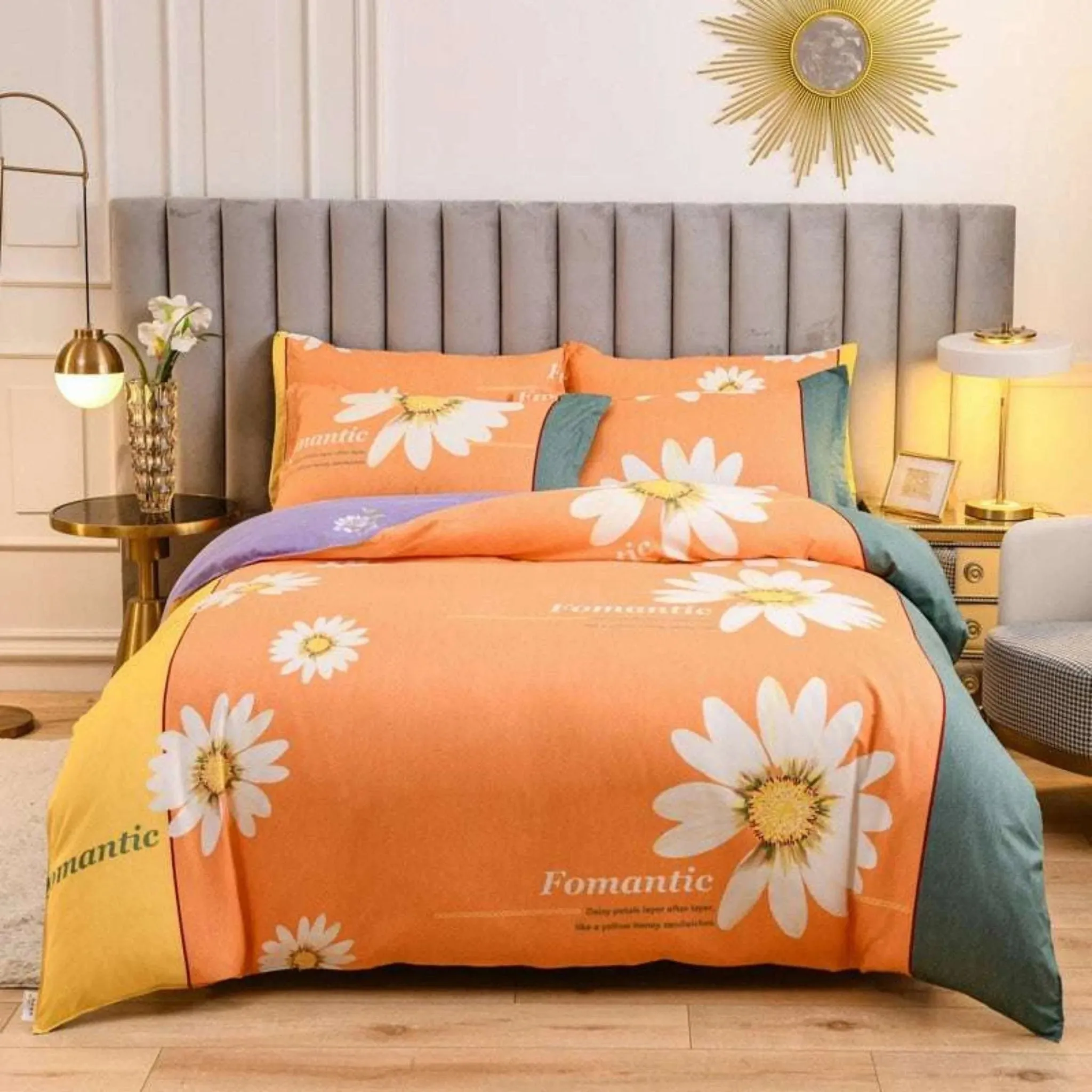 4pc Bedding Set - Healthy and Vibrant Bedroom