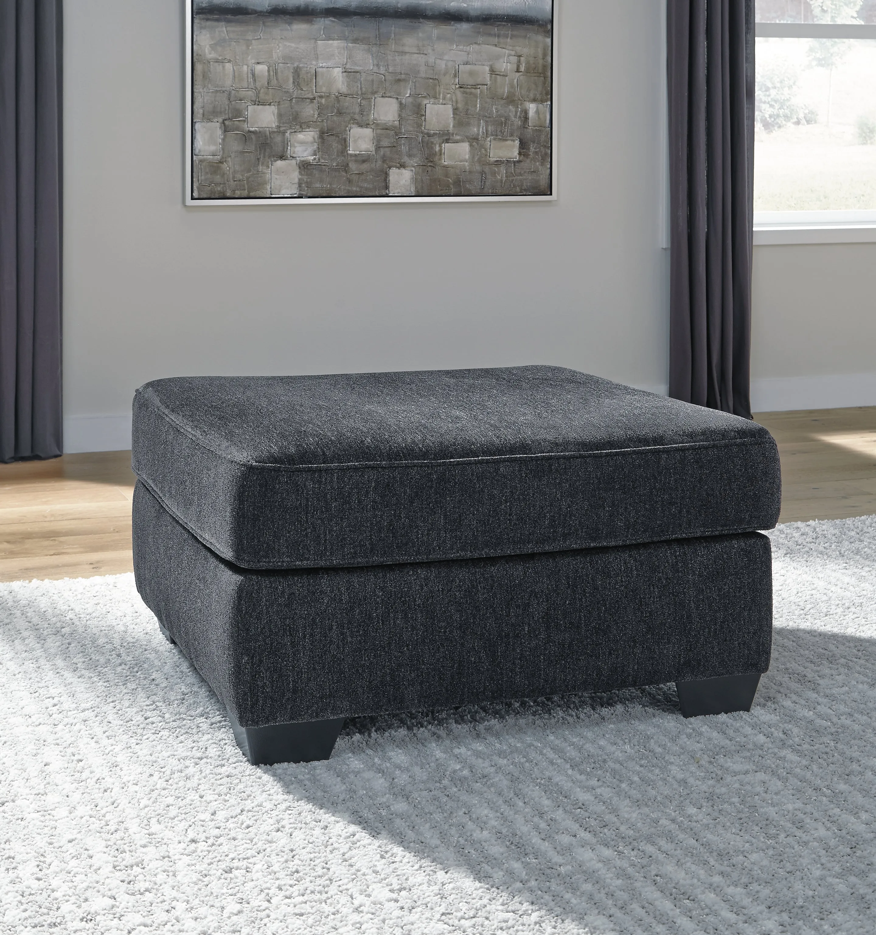 Altari 2-Piece Sleeper Sectional with Ottoman in Slate