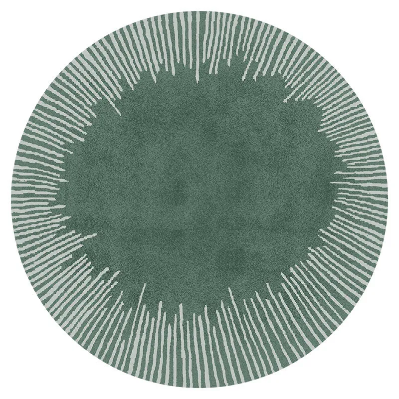 Arbus Modern Yellow Round Rug