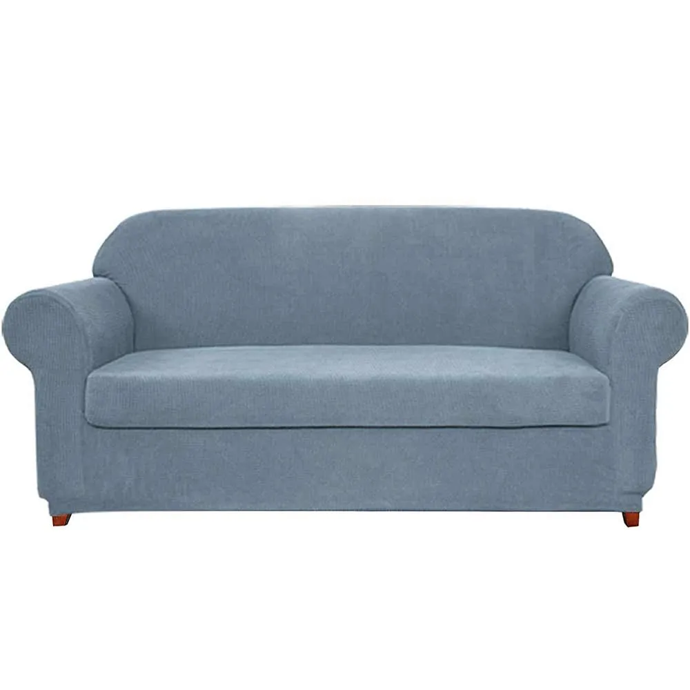 Arnold Plaid Stretch Sofa Slipcover