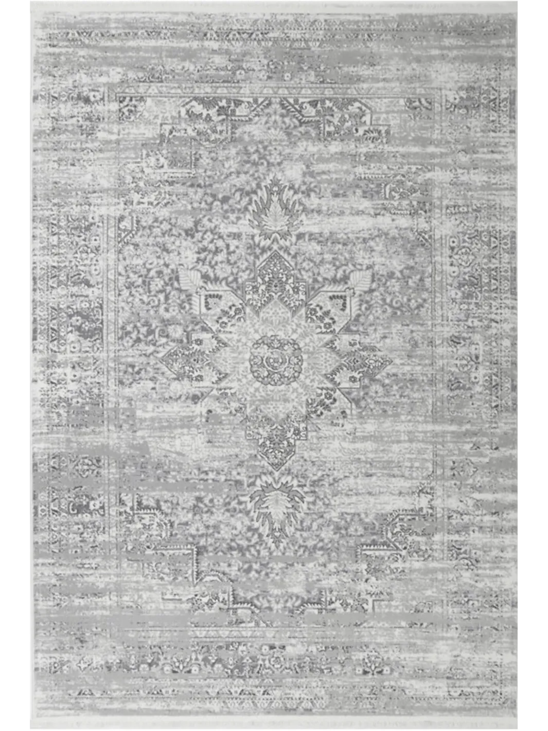 Bailey Grey Medallion Vintage Rug