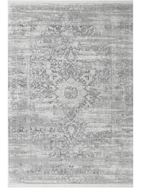 Bailey Grey Medallion Vintage Rug