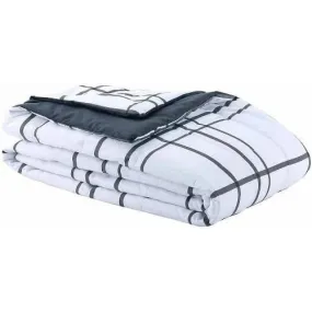 Berkshire Life Down Alternative Reversible Blanket 98 X 96in - (Queen) Light Gray