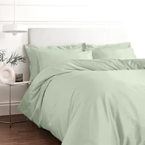 Bianca Green 400TC 100% Cotton Sateen Duvet Set