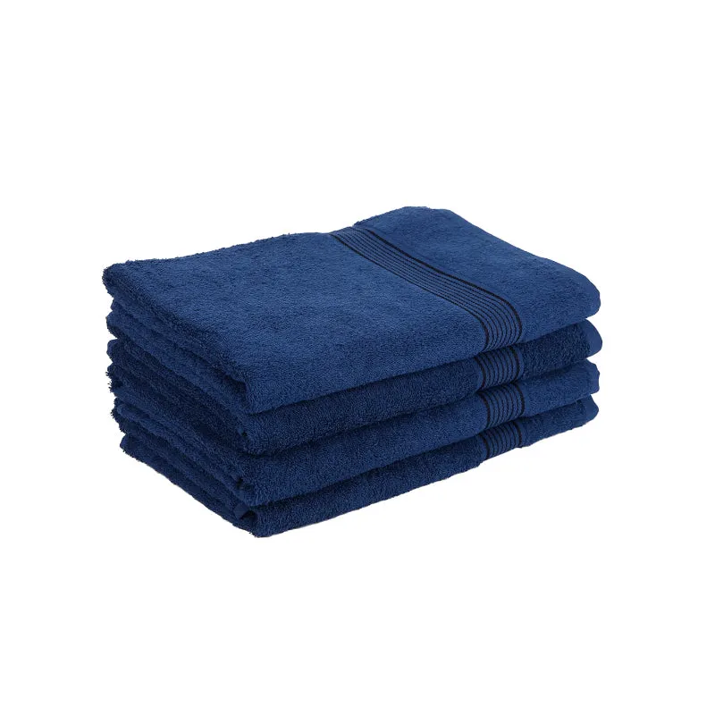 Bodil Bath Towel (Blue) - Set Of Four