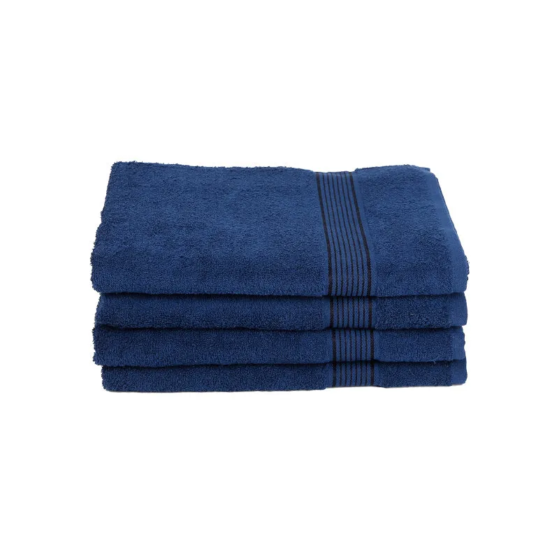 Bodil Bath Towel (Blue) - Set Of Four