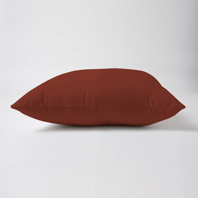 Brady Square Sofa Cushion (Terracotta Brown) - Set Of Two