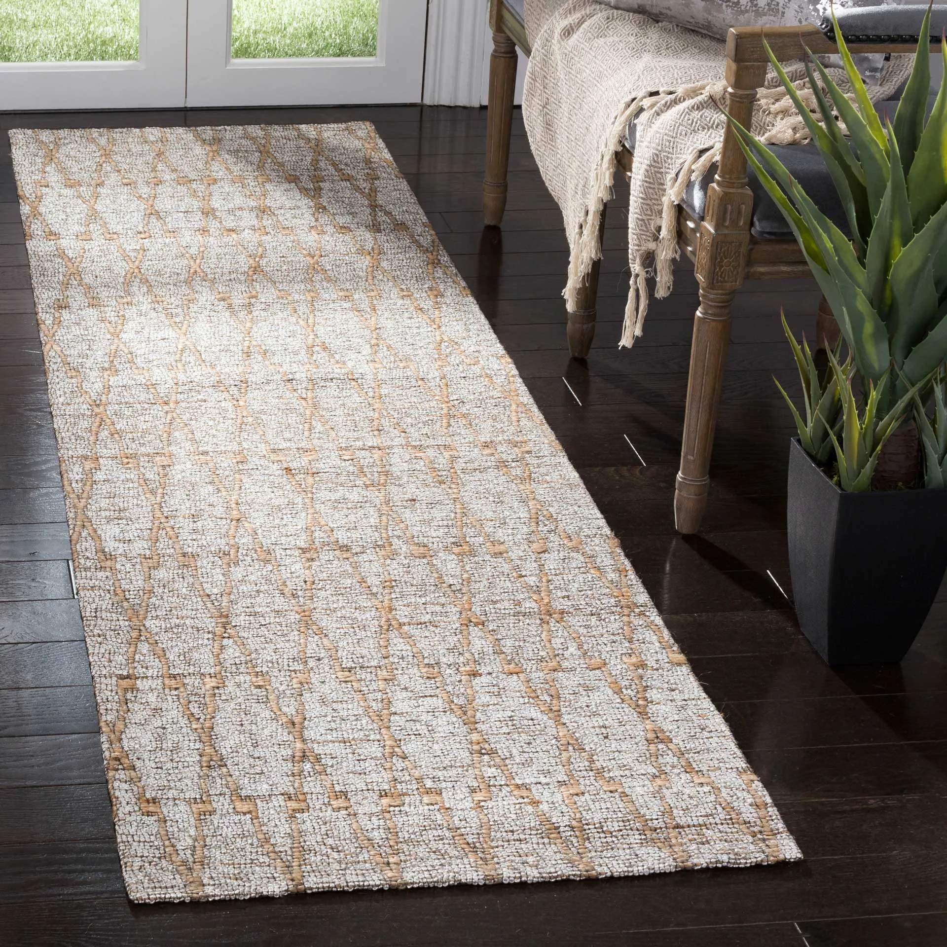 Cape Cod Silver/Natural Runner Rug