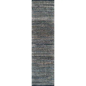 Cape Cod Stripe Blue Runner Rug