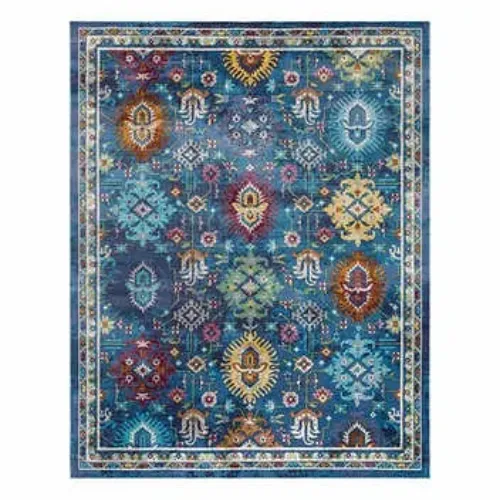 Carmen Capua Blue Area Rug - 9ft 10in X 13ft 269cm X 400cm