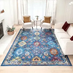 Carmen Capua Blue Area Rug - 9ft 10in X 13ft 269cm X 400cm