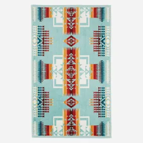 Chief Joseph Aqua Hand Towel