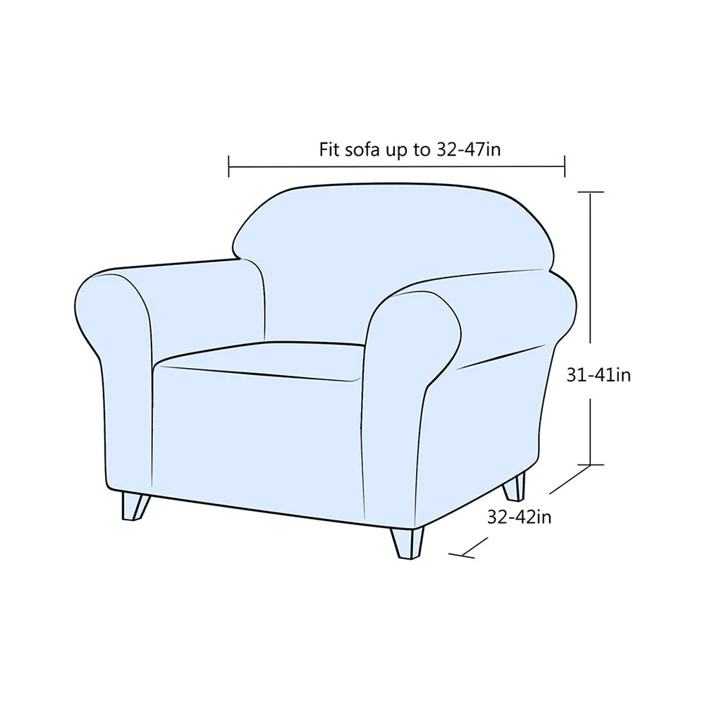 Clive Jacquard Stretch Sofa Slipcover