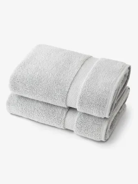 Cloud Gray Supima Cotton Bath Towels (Pair)