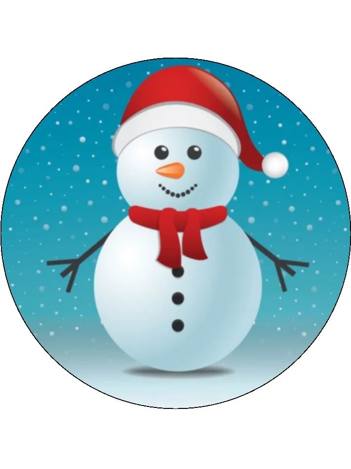 Cute Christmas Snowman - click for other sizes