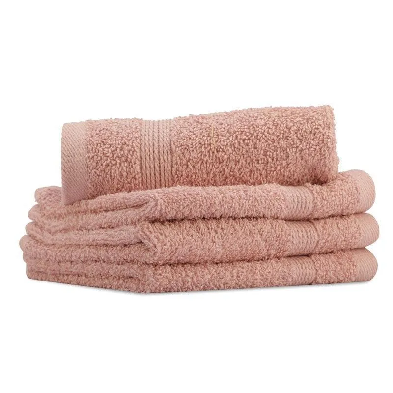 Cute Cuddly Towel (Dust Pink) - Six Piece Set