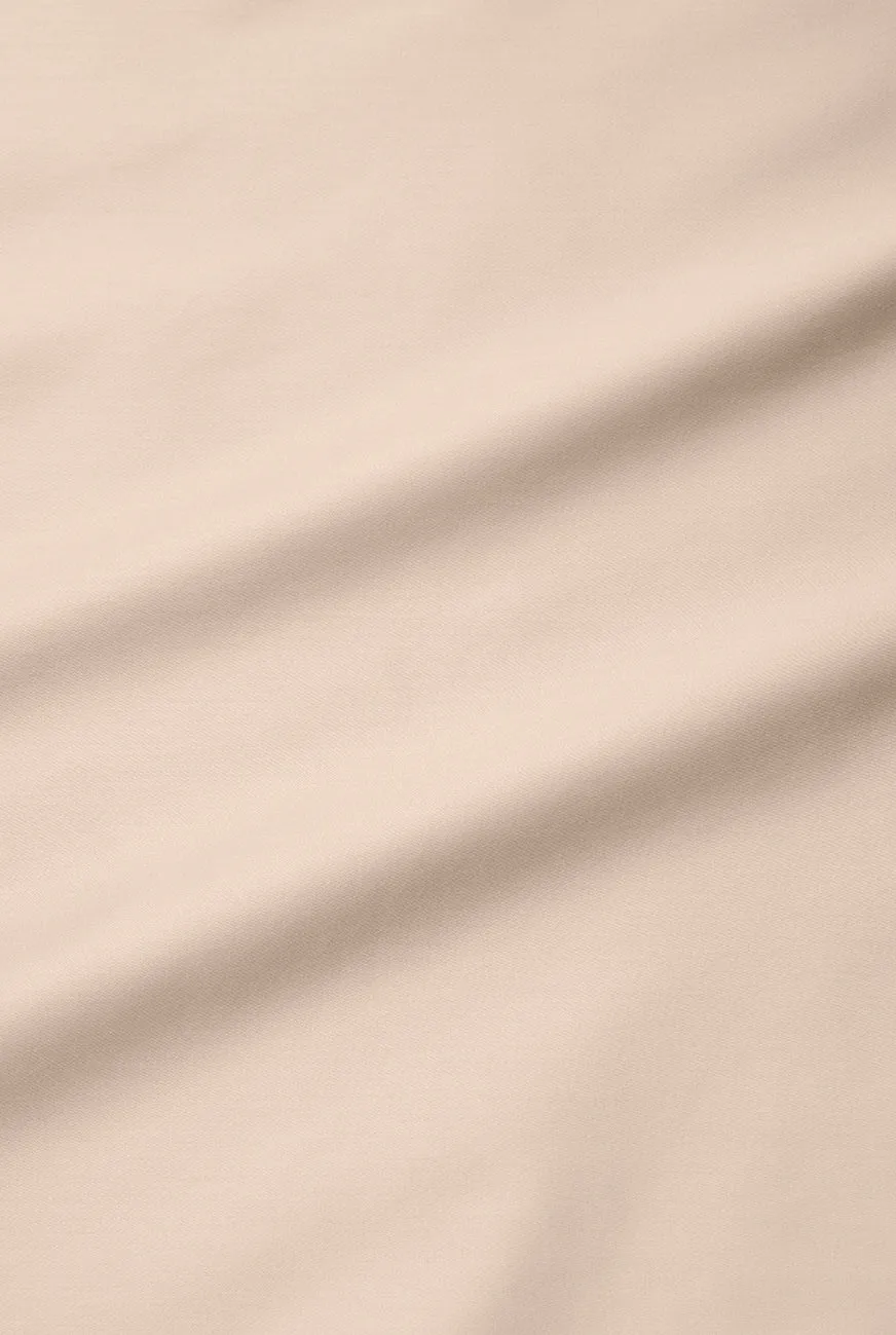 Egyptian Cotton Sateen Bedding in Apricot Color