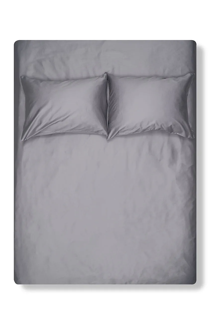 Egyptian Cotton Sateen Bedding in Grey Color