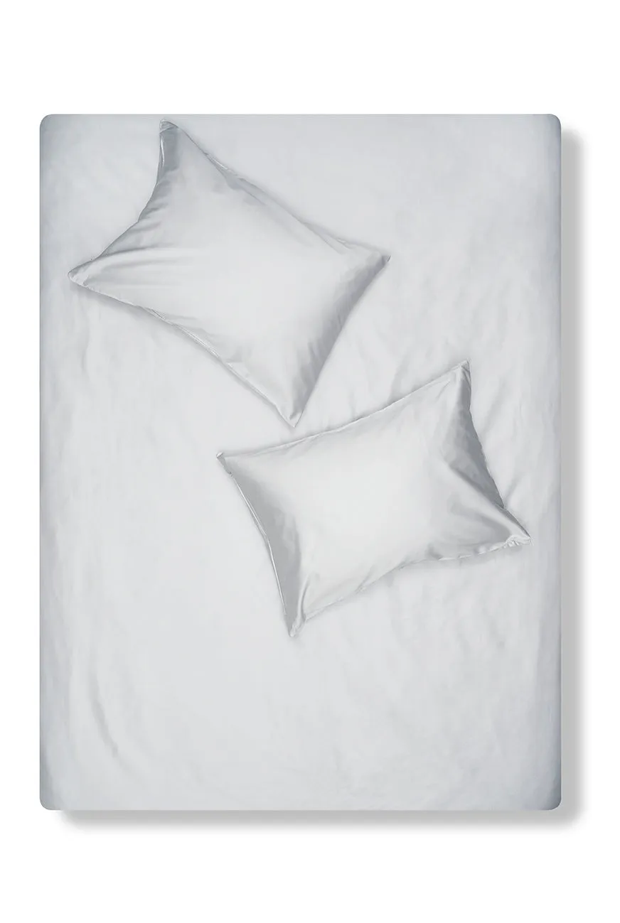 Egyptian Cotton Sateen Bedding in Light Grey Color