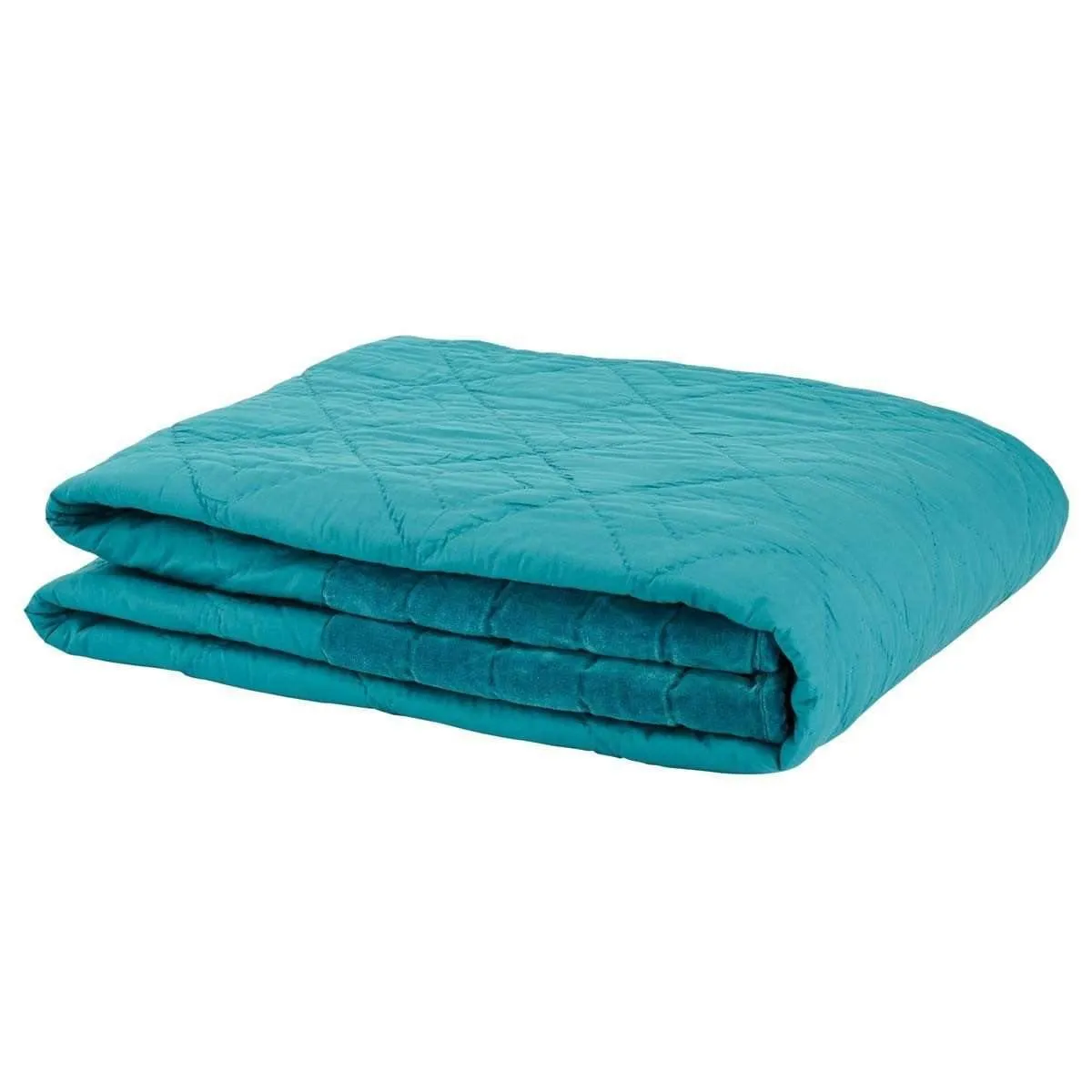 Eleanor Teal Queen Quilt 90Wx90L VHC Brands