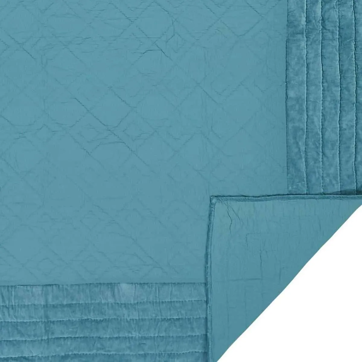 Eleanor Teal Queen Quilt 90Wx90L VHC Brands