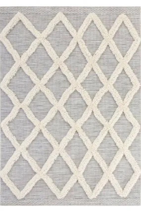 Elizabeth Geometric Rug - 104 Grey