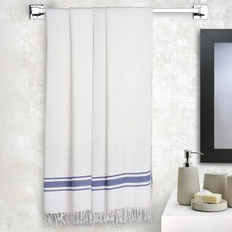 Fresh Breeze Bath Towel (Blue) - Set Of Four