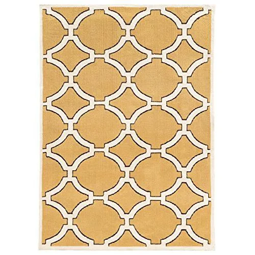 Geo Kelli Goldenrod & Ivory 8x10, Rug