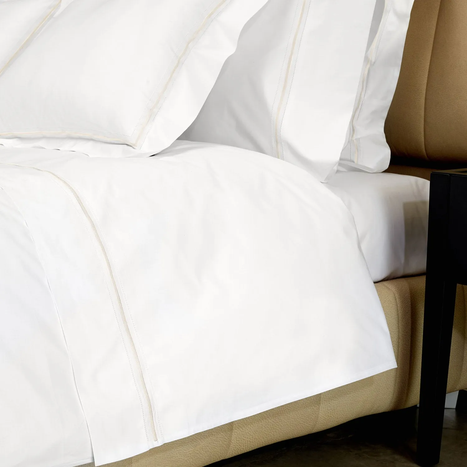 Gramercy Sheets & Pillowcases, White/Ivory