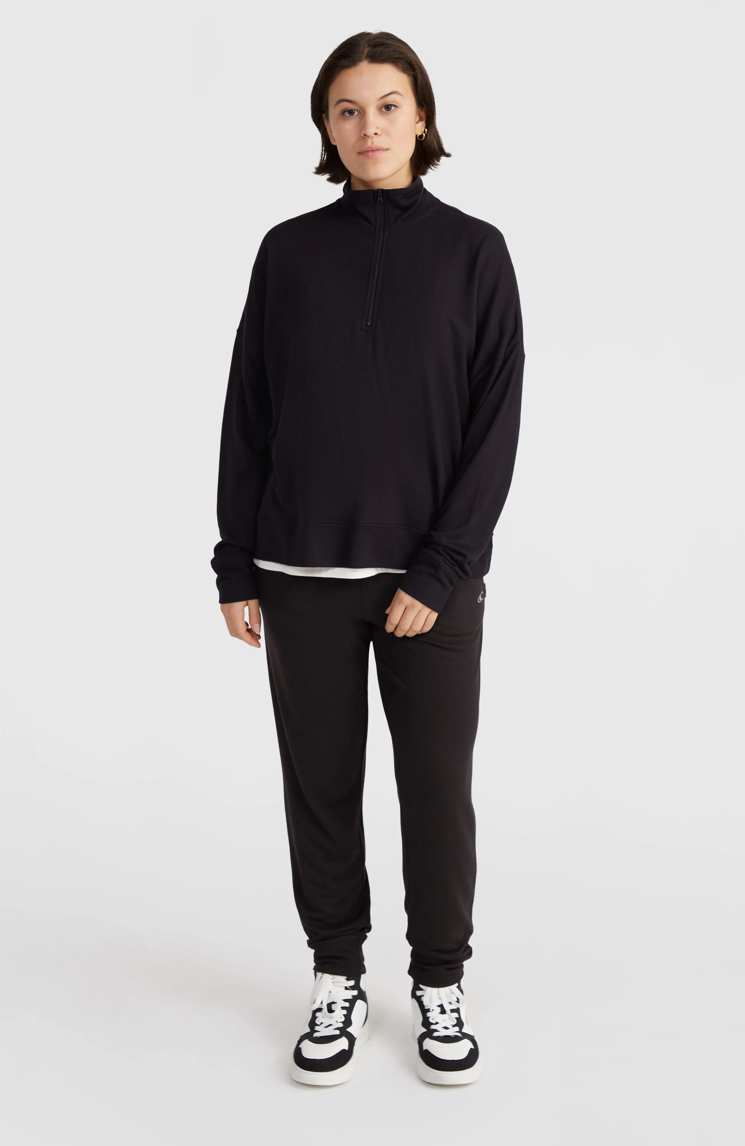 Half-Zip Sweatshirt | Black Out