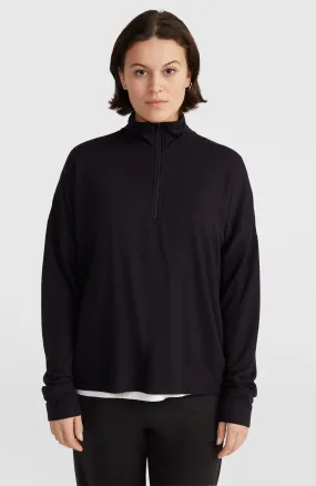 Half-Zip Sweatshirt | Black Out