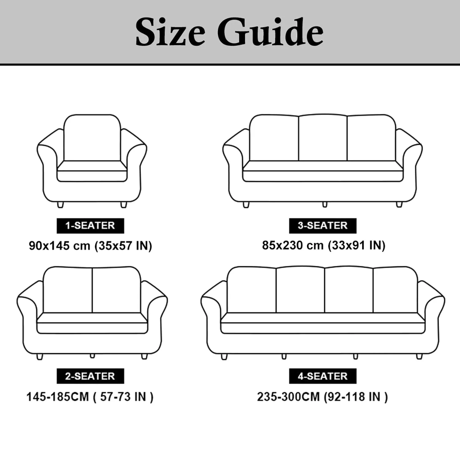 Heart Home Triangle Printed Stretchable, Non-Slip Polyster 1 & 3 Seater Sofa Cover/Slipcover/Protector Set with Foam Stick, Set of 2 (Maroon)-50HH01437