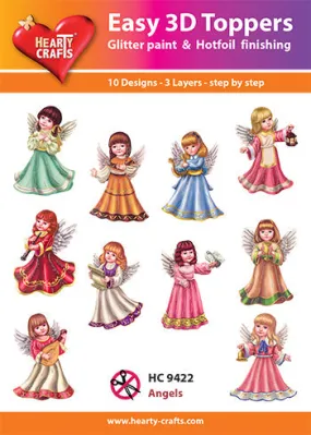 Hearty Crafts - Easy 3D-Toppers Angels