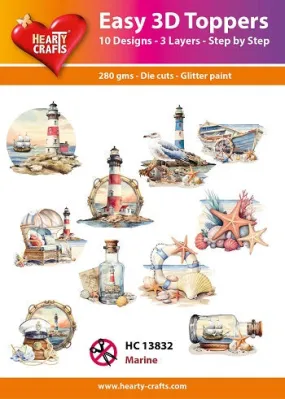 Hearty Crafts Easy 3D Toppers - Marine