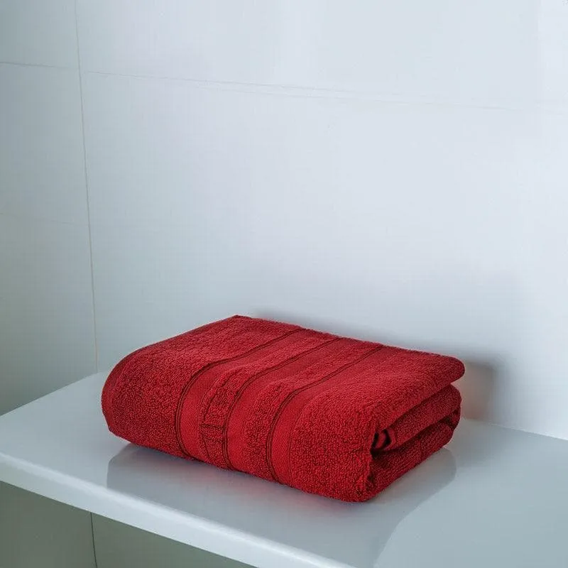 Hydro Glee Bath Towel Red