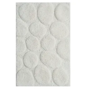 Luxurious Super Soft Non-Skid Cotton Bath Rug 24" x 40" Ivory by Castle Hill London