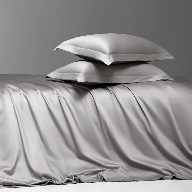 Luxury 1000TC Long Staple Cotton Silky Sateen Duvet Cover Set