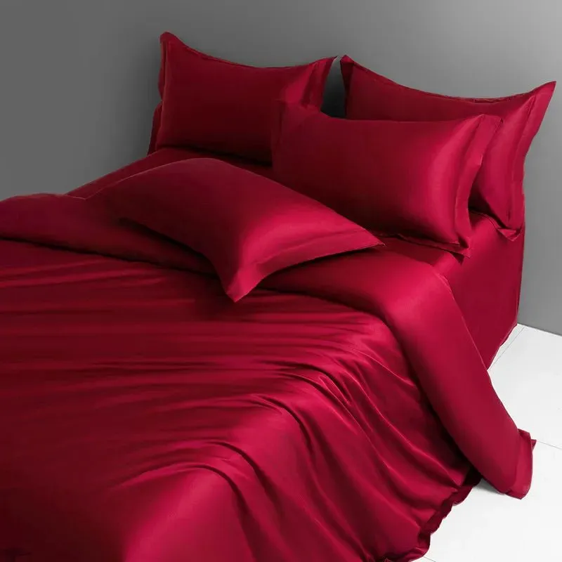 Luxury 1000TC Long Staple Cotton Silky Sateen Duvet Cover Set