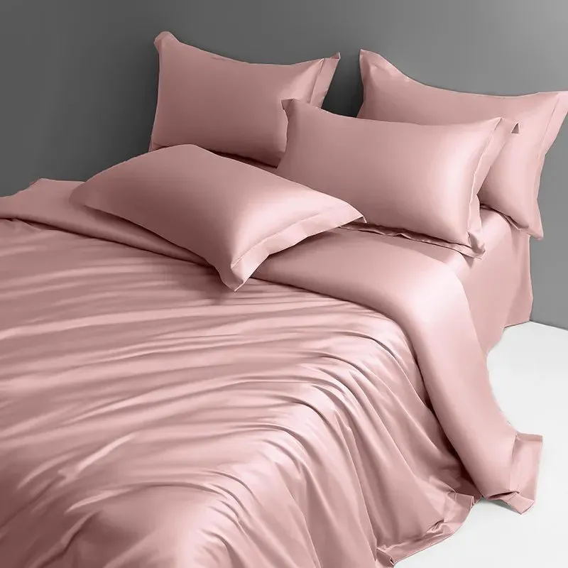 Luxury 1000TC Long Staple Cotton Silky Sateen Duvet Cover Set