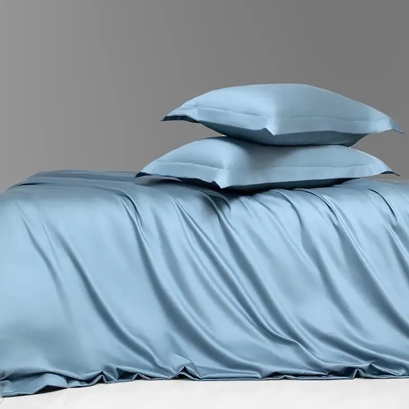 Luxury 1000TC Long Staple Cotton Silky Sateen Duvet Cover Set