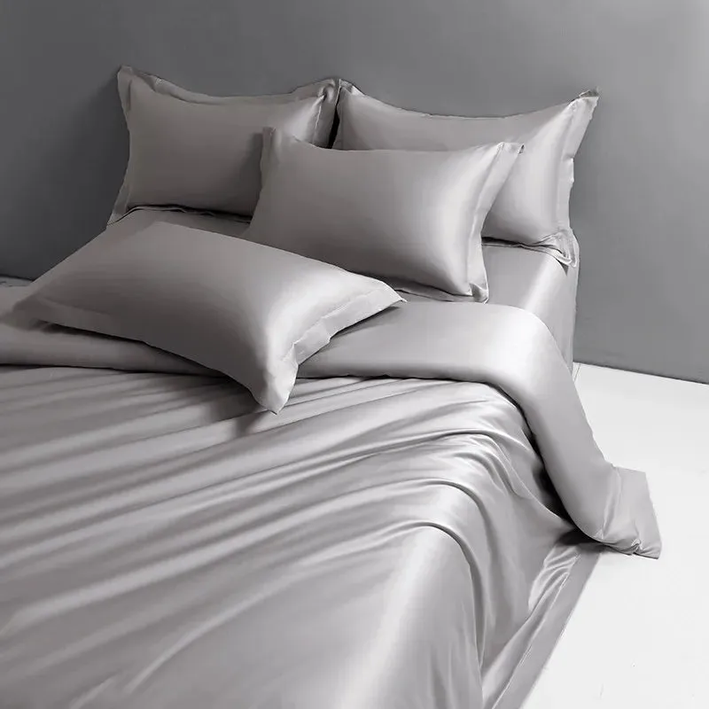 Luxury 1000TC Long Staple Cotton Silky Sateen Duvet Cover Set