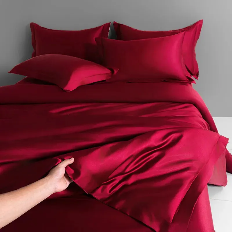 Luxury 1000TC Long Staple Cotton Silky Sateen Duvet Cover Set