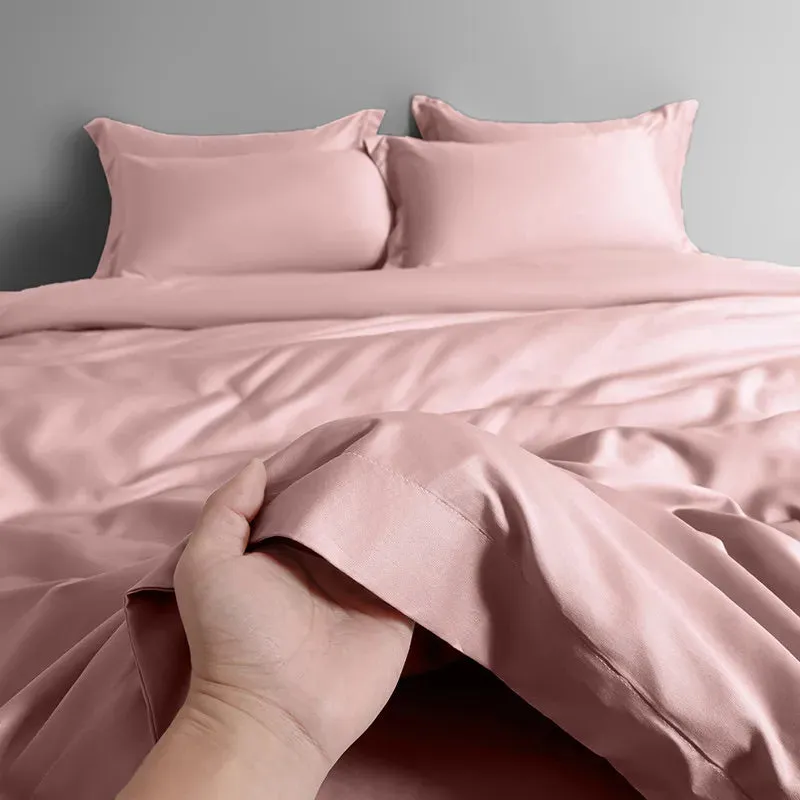 Luxury 1000TC Long Staple Cotton Silky Sateen Duvet Cover Set