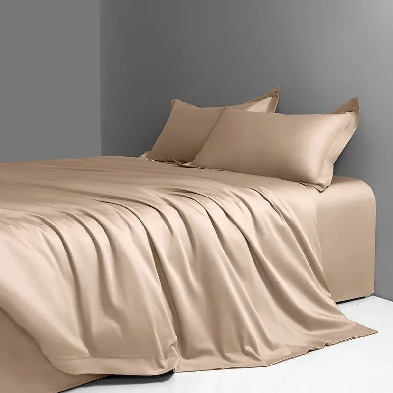 Luxury 1000TC Long Staple Cotton Silky Sateen Duvet Cover Set