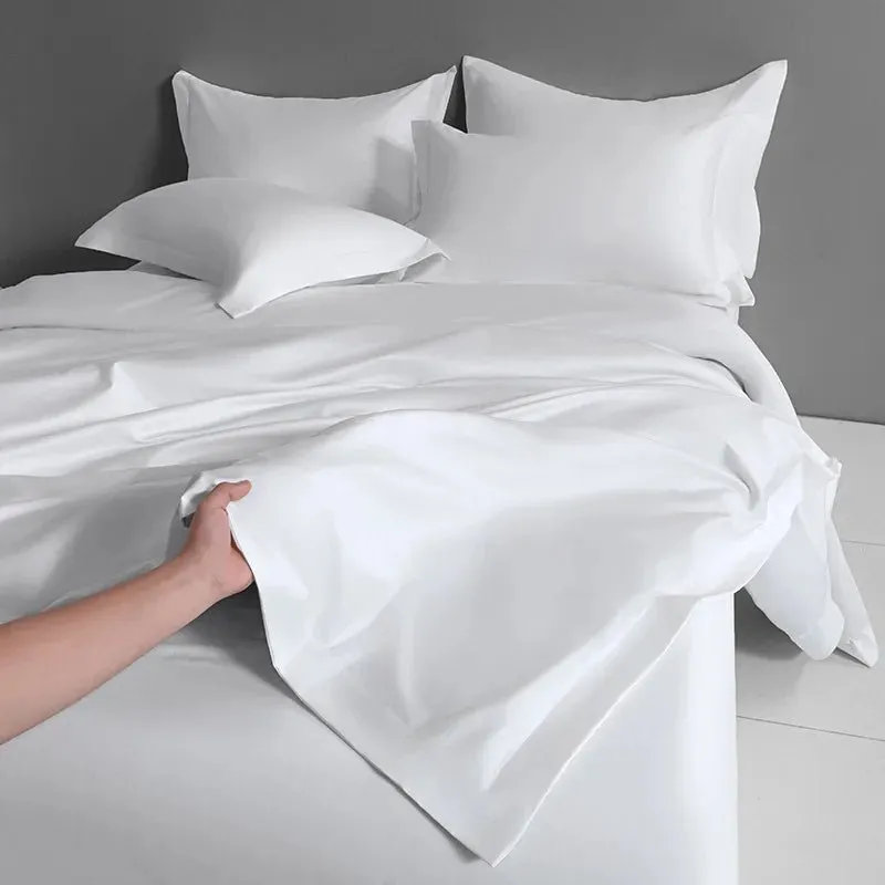 Luxury 1000TC Long Staple Cotton Silky Sateen Duvet Cover Set