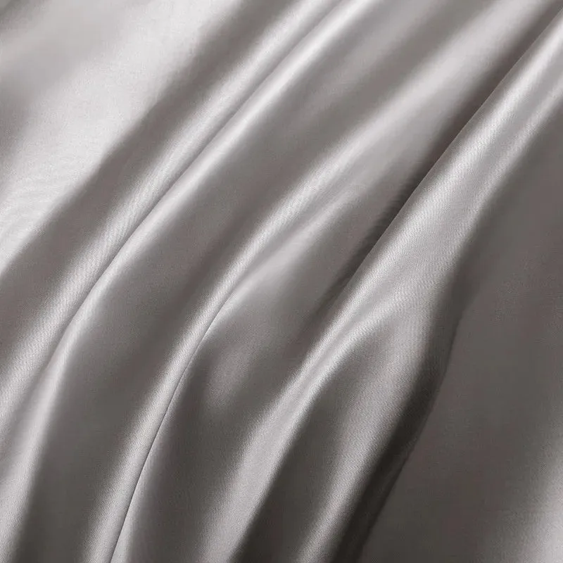 Luxury 1000TC Long Staple Cotton Silky Sateen Duvet Cover Set